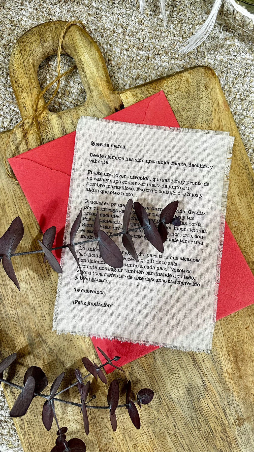 Carta en tela