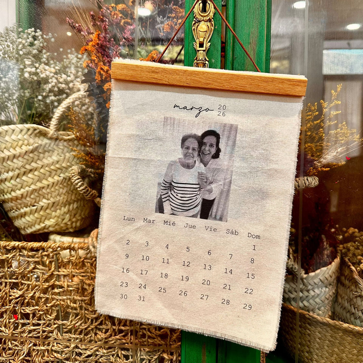 Calendario en tela