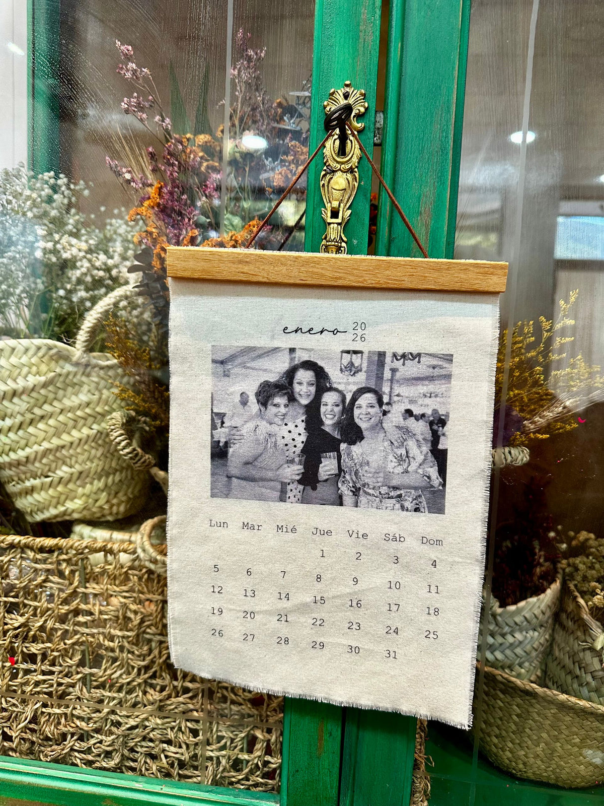 Calendario en tela