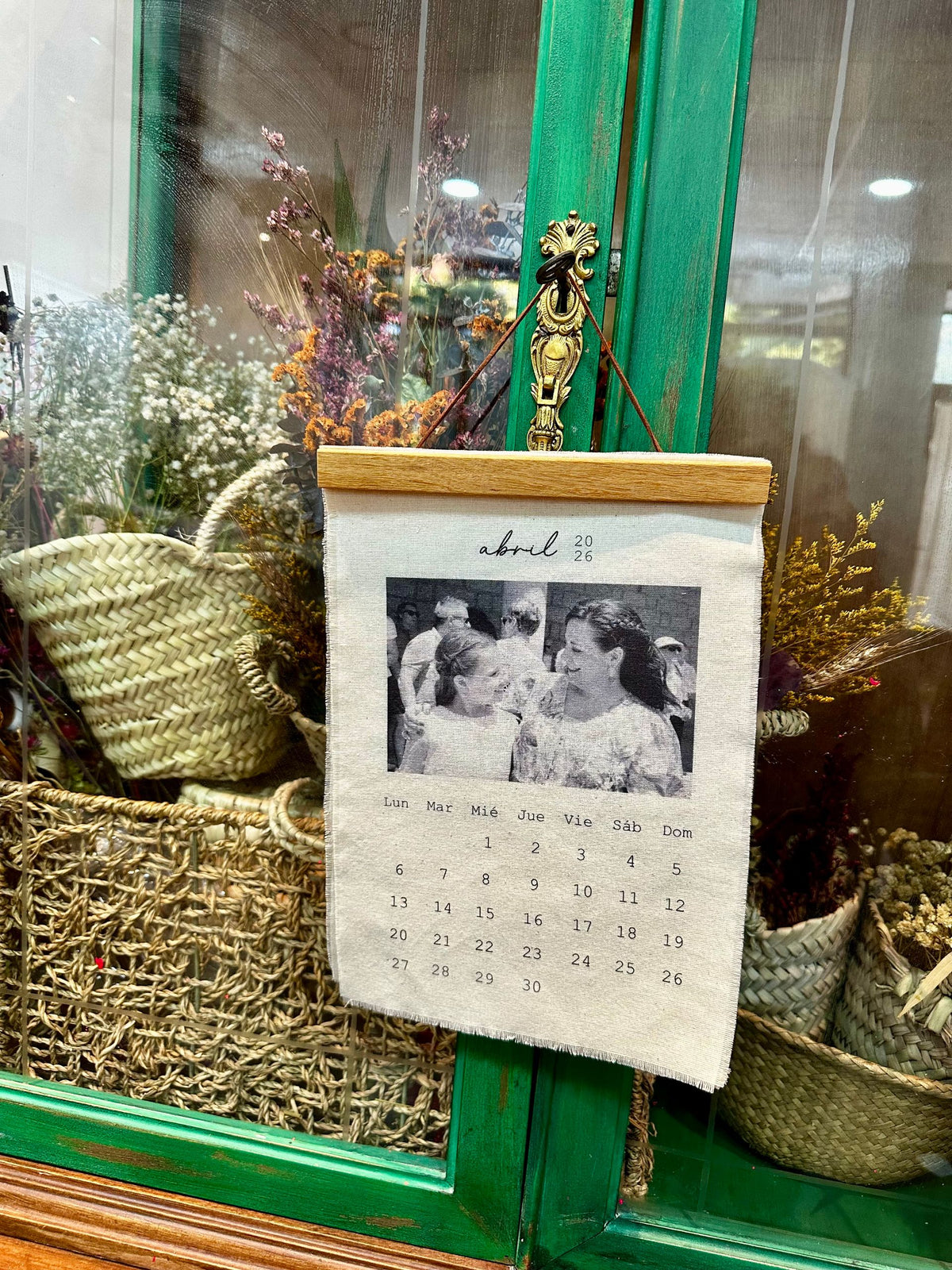 Calendario en tela